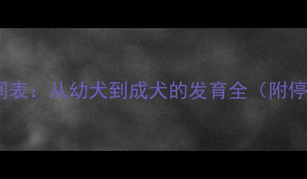 图片 哈士奇停止生长时间表：从幼犬到成犬的发育全（附停止长高的5大信号）