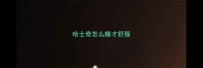 图片 哈士奇怎么睡才舒服