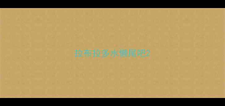 图片 拉布拉多水懒尾吧2