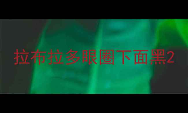 图片 拉布拉多眼圈下面黑2