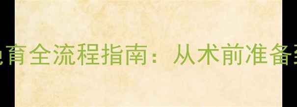 图片 边境牧羊犬公犬绝育全流程指南：从术前准备到术后护理的完整