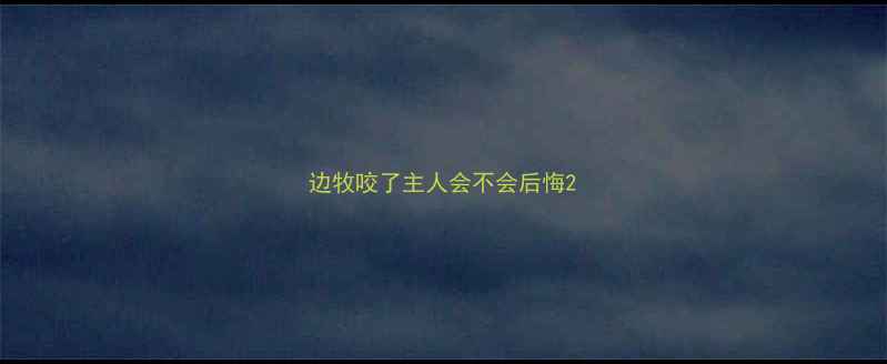 图片 边牧咬了主人会不会后悔2