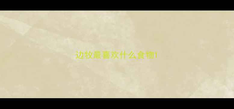 图片 边牧最喜欢什么食物1