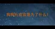 狗狗扎疫苗是为了什么