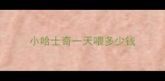 小哈士奇一天喂多少钱