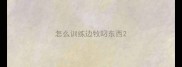 怎么训练边牧叼东西