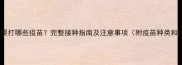 黑背犬需要打哪些疫苗完整接种指南及注意事项附疫苗种类和时间表