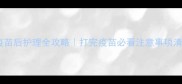 狗狗疫苗后护理全攻略打完疫苗必看注意事项清单