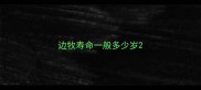 边牧寿命一般多少岁