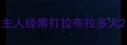 主人经常打拉布拉多犬