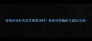 宠物犬猫狂犬疫苗哪里接种最新接种指南与避坑指南