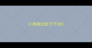 小狗就拉肚子不吐