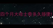 四个月大哈士奇多久排便