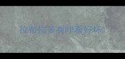 拉布拉多有咋看好坏