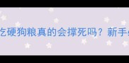 两个月大幼犬吃硬狗粮真的会撑死吗新手必看喂养指南
