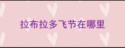 拉布拉多飞节在哪里