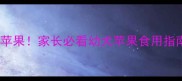 2个月金毛误食苹果家长必看幼犬苹果食用指南附急救步骤