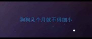 狗狗几个月就不得细小