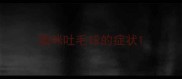猫咪吐毛球的症状