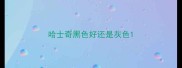 哈士奇黑色好还是灰色