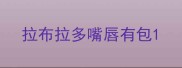 拉布拉多嘴唇有包