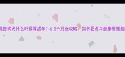 玩具贵宾犬什么时候算成年6-8个月全攻略饲养要点与健康管理指南
