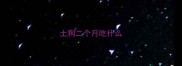 土狗二个月吃什么