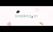 狂犬疫苗打过一次