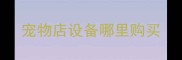 宠物店设备哪里购买