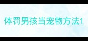 体罚男孩当宠物方法