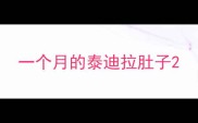一个月的泰迪拉肚子