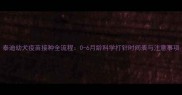 泰迪幼犬疫苗接种全流程0-6月龄科学打针时间表与注意事项