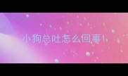 小狗总吐怎么回事