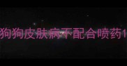 狗狗皮肤病不配合喷药