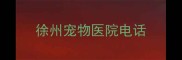 徐州宠物医院电话