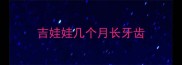 吉娃娃几个月长牙齿
