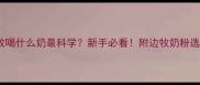 2个月边牧喝什么奶最科学新手必看附边牧奶粉选购指南