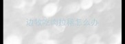 边牧吃肉拉稀怎么办
