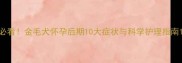 必看金毛犬怀孕后期10大症状与科学护理指南