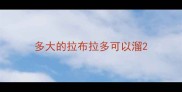 多大的拉布拉多可以溜