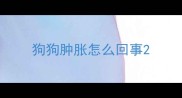 狗狗肿胀怎么回事