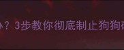 狗狗咬窝怎么办3步教你彻底制止狗狗破坏窝垫的秘诀
