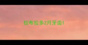 拉布拉多2月牙齿