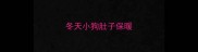 冬天小狗肚子保暖