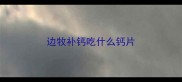 边牧补钙吃什么钙片