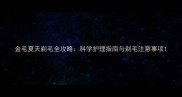 金毛夏天剃毛全攻略科学护理指南与剃毛注意事项