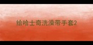 给哈士奇洗澡带手套