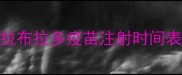 拉布拉多疫苗注射时间表