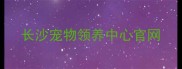 长沙宠物领养中心官网