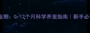 幼犬训练黄金期0-12个月科学养宠指南新手必看训练全攻略